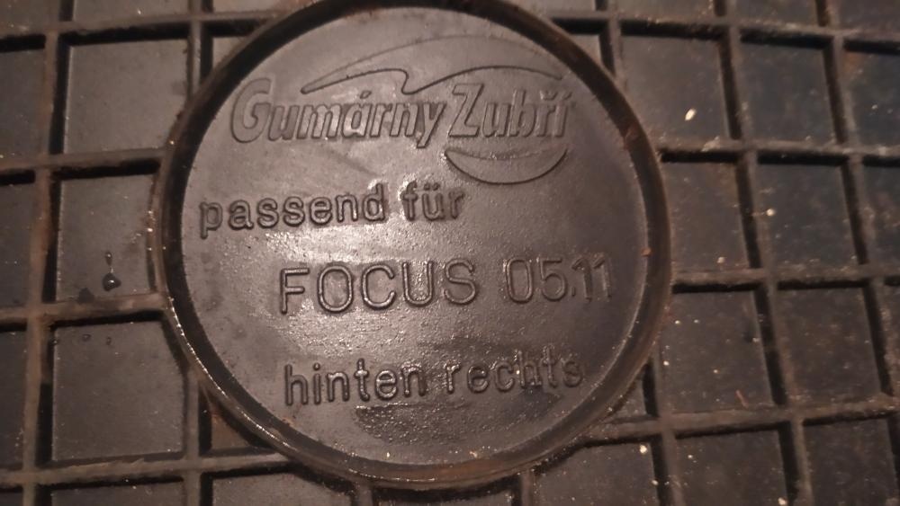 Sada gumových koberců z GUMÁRNY ZUBŘÍ Grand/ Focus 05.11