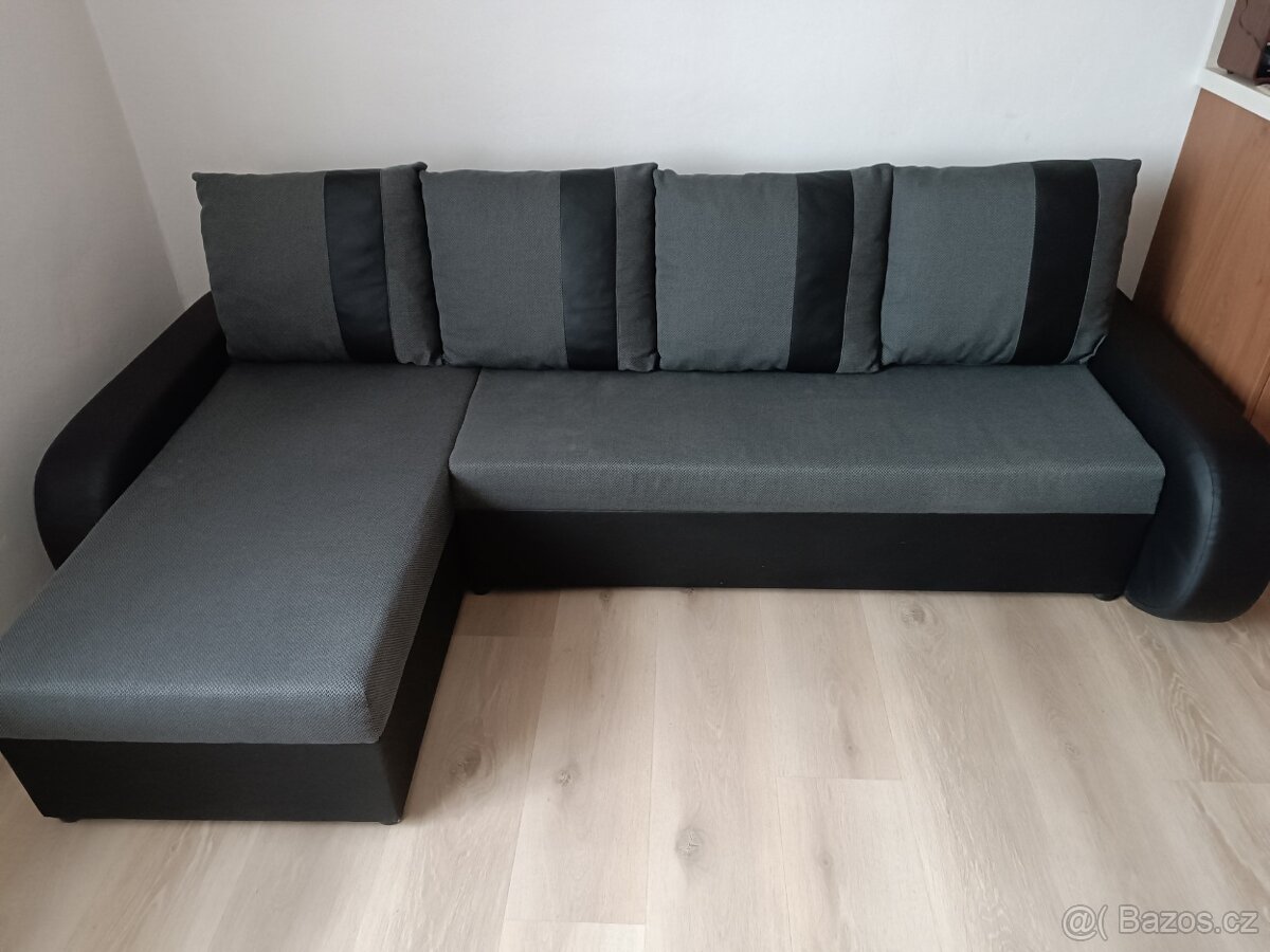 Rohová rozkládací sedačka MENKET 2