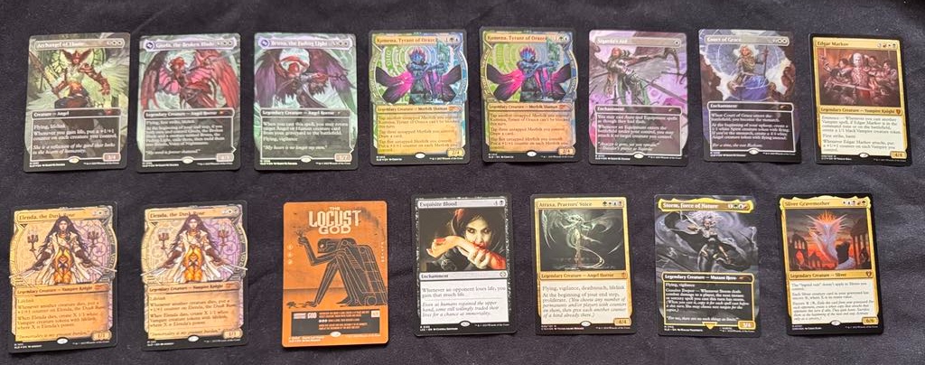 MAGIC sbírka – foil/mythic/rare – TOP STAV 1154 kusů