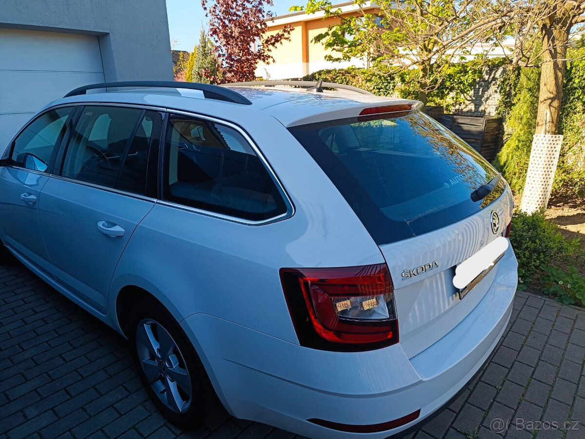 Octavia 3 Combi 1,6 TDI DSG Style Navi LED bila perlet 2017