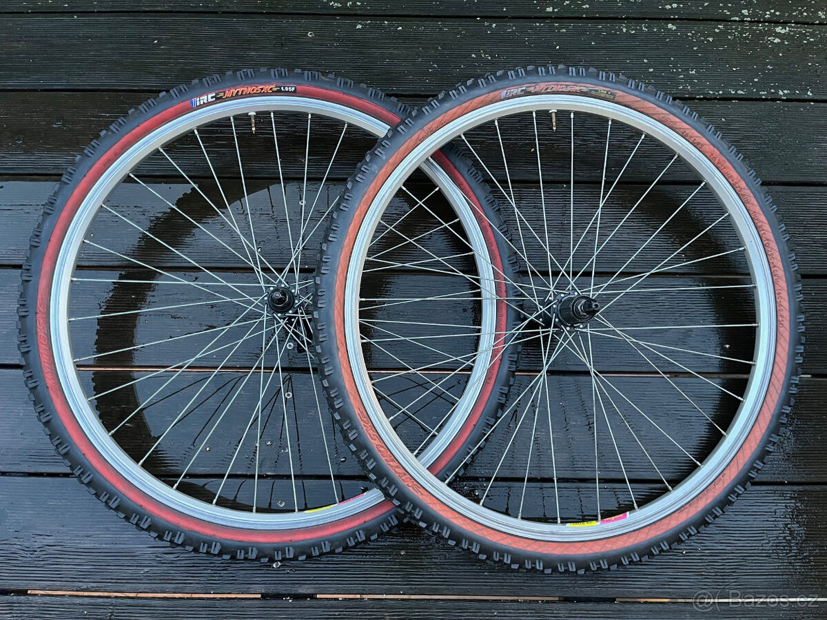 Zapletená kola Shimano LX / Rigida Laser 42 / IRC Mythos