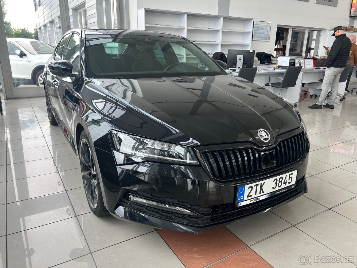 Škoda Superb III FL Sportline 2,0TSI 140kW DSG MATRIX ZÁRUKA