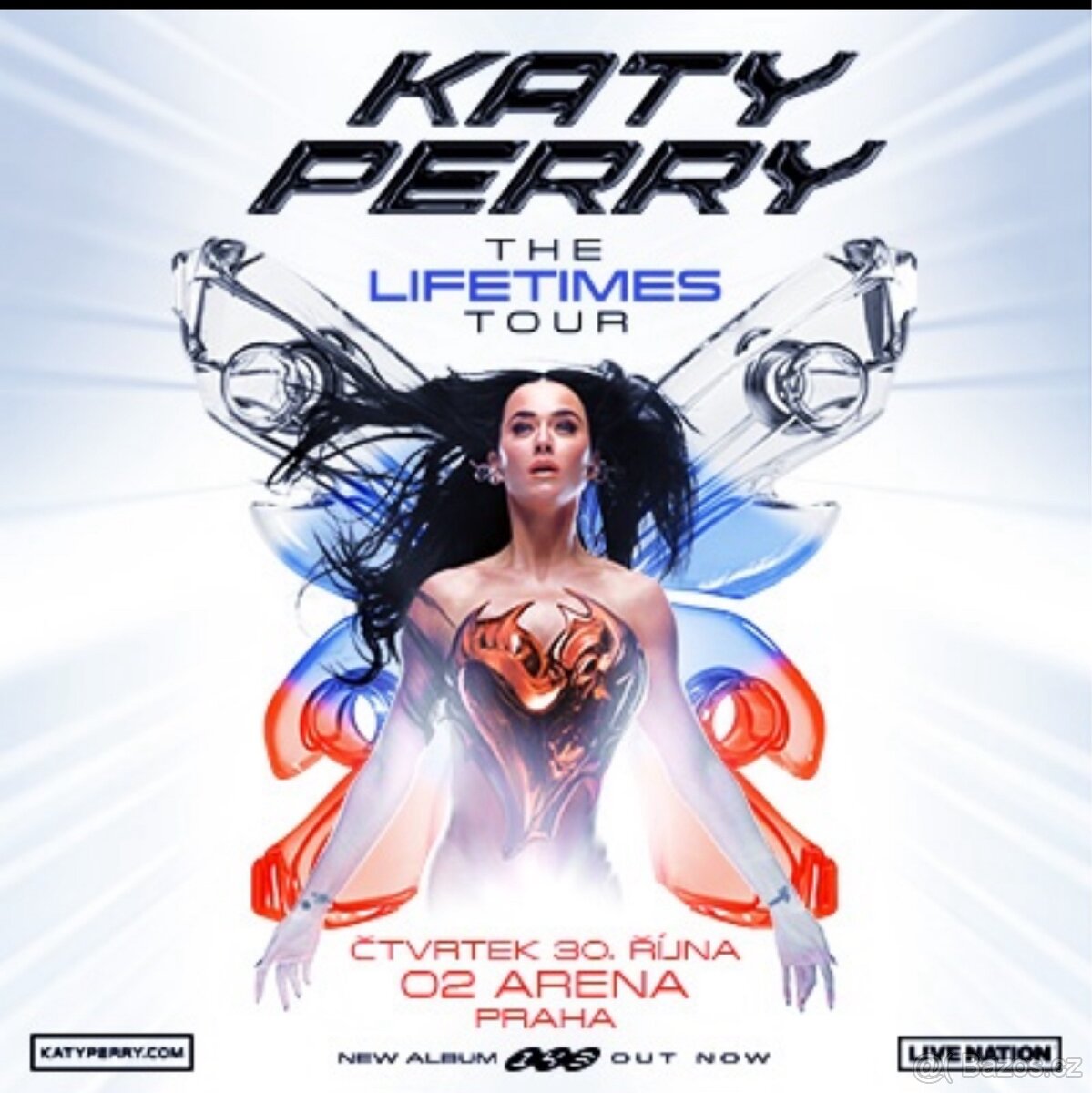 4 vstupenky-Katy Perry Praha-sektor 426