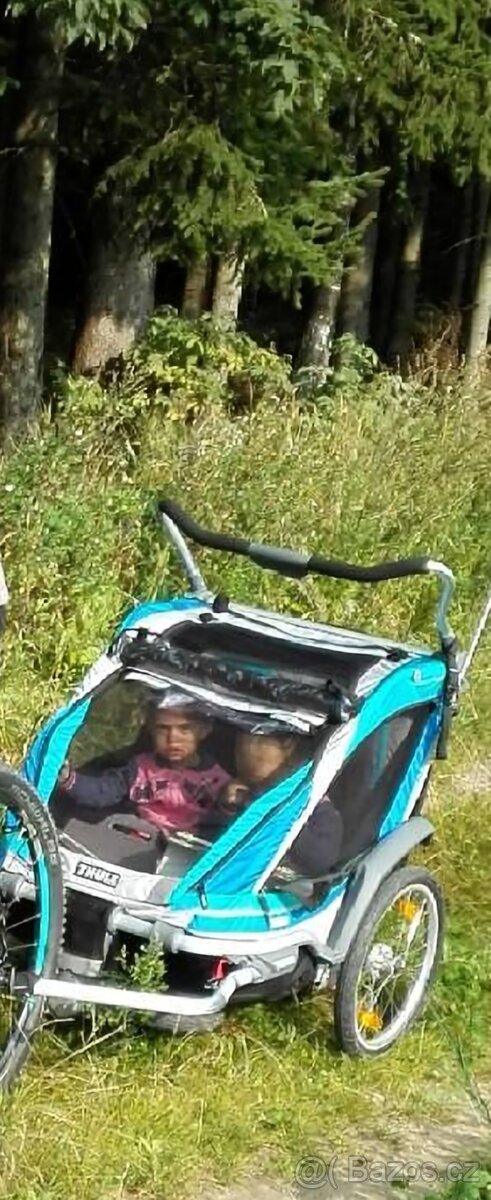 Vozík na kolo THULE pro dvojčata