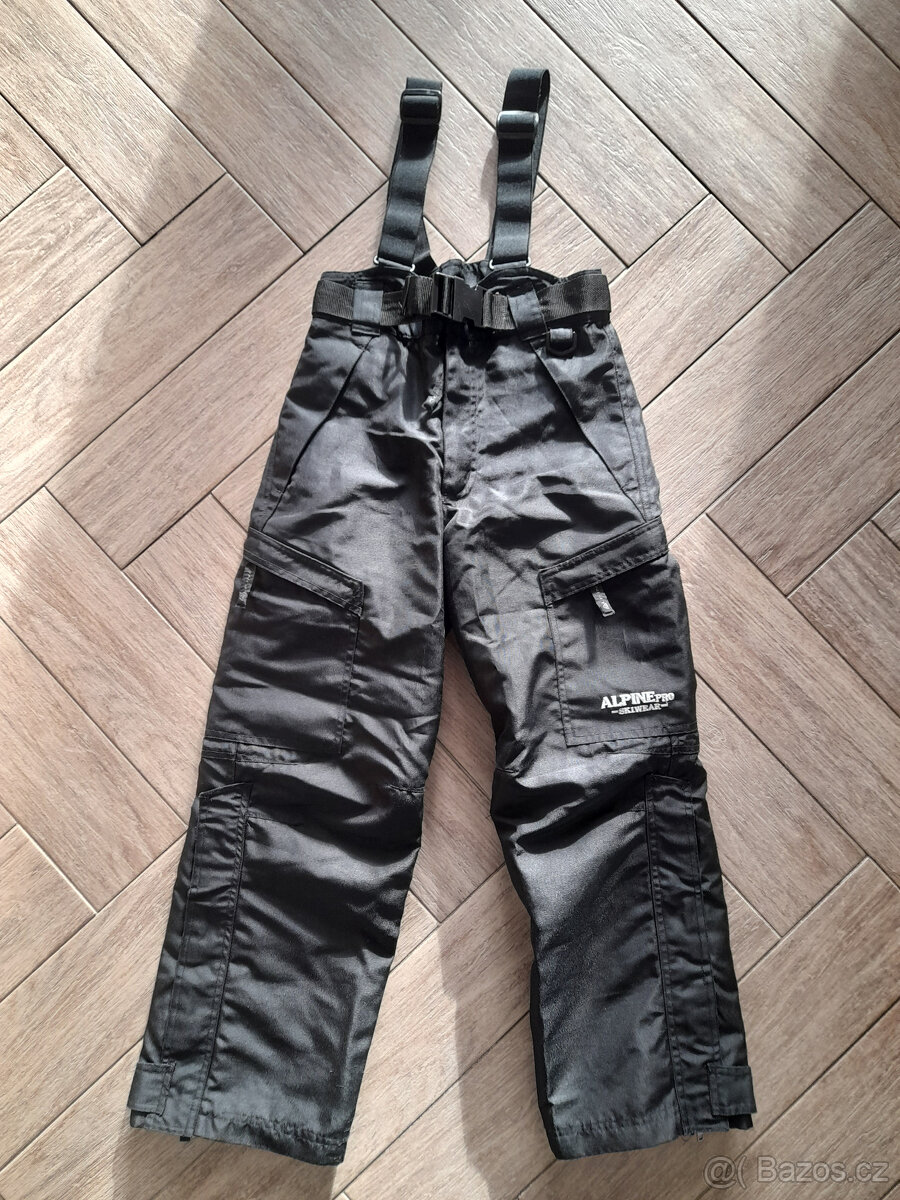 Černé oteplovačky zn. Alpine Pro vel. 146