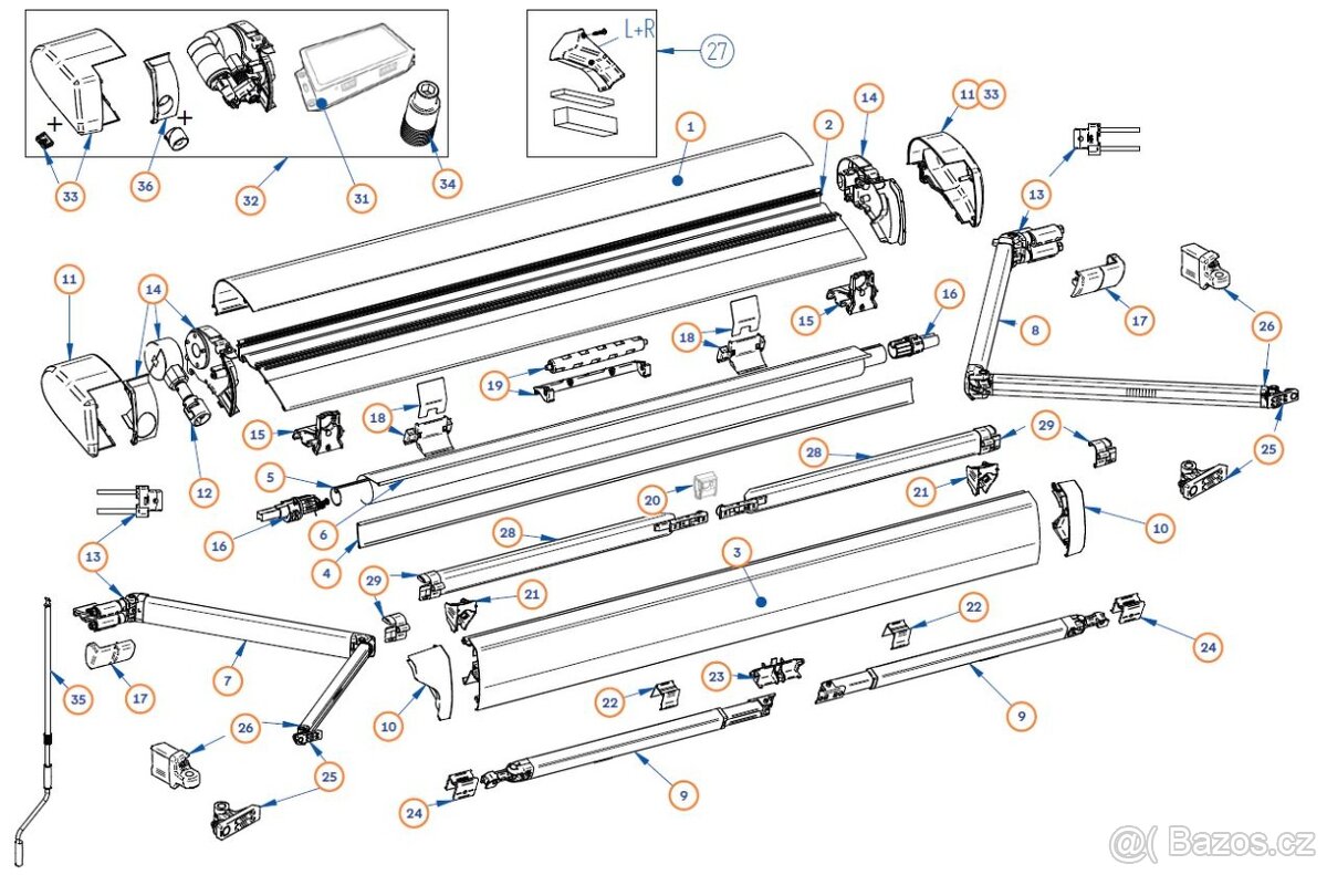 ND k markýze Thule 5003 ,5200 ,6300