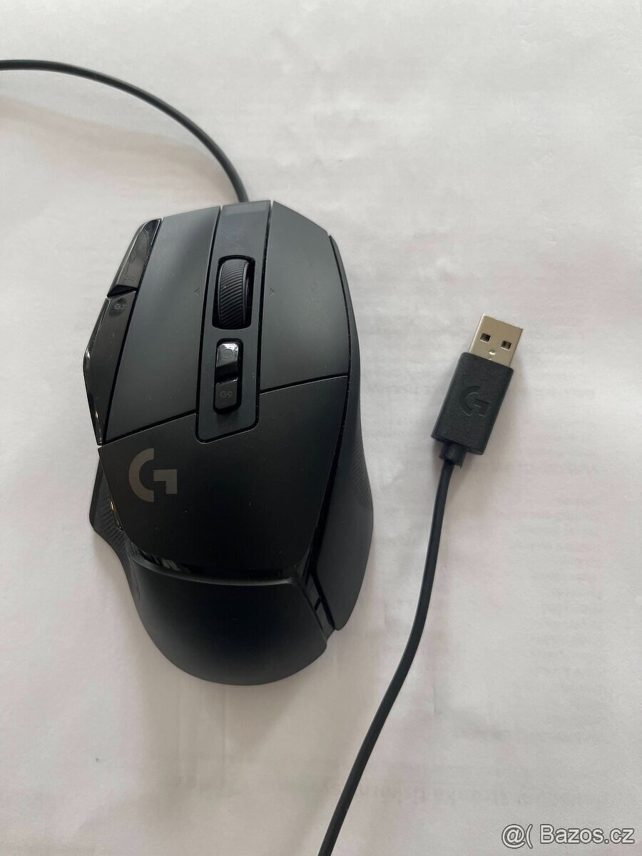 Logitech G502 X Black senzor HERO 25K 13 prog. tlačítek
