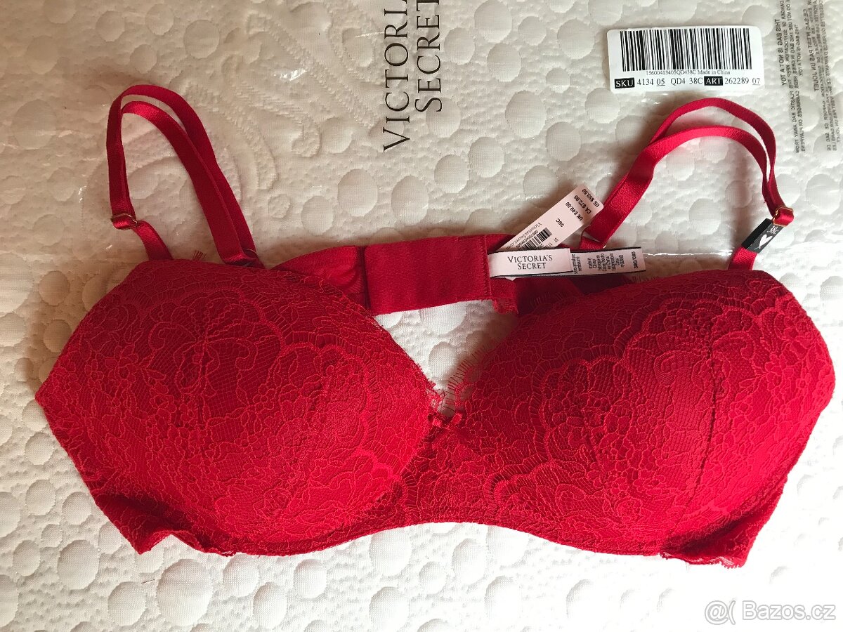 Victoria’s Secret 38C podprsenka bez kostic • kalhotky