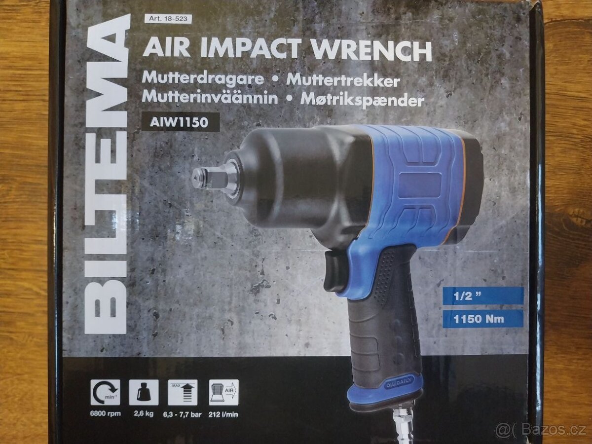 Rázový utahovák pneumatický BILTEMA  AIW1150