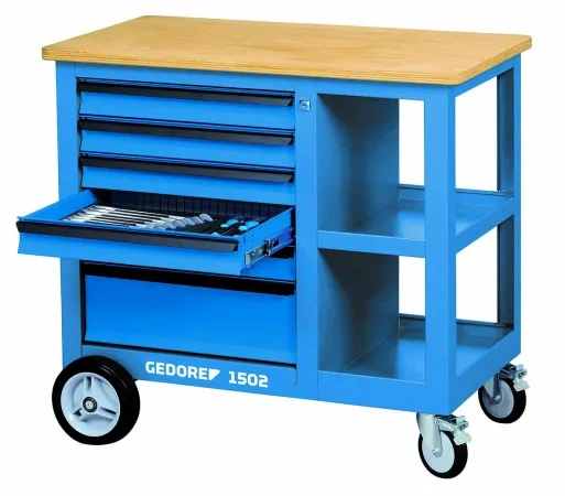 Pojízdný ponk - dílenský stolek - dílenská skříň GEDORE