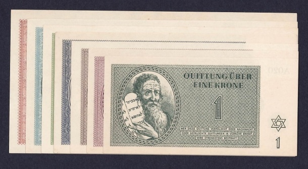 Bankovky - Terezínské poukázky (1943-45)