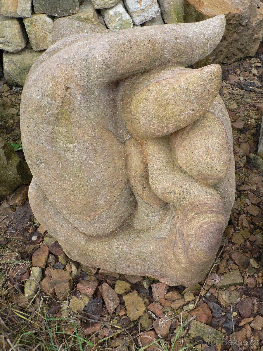 Zahradní socha - plameny