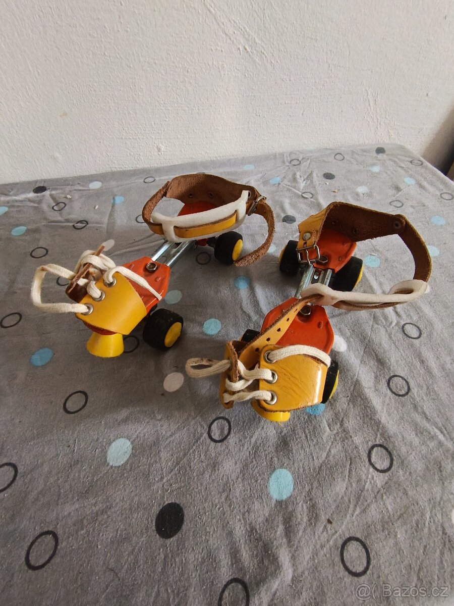 Retro kolečkové brusle