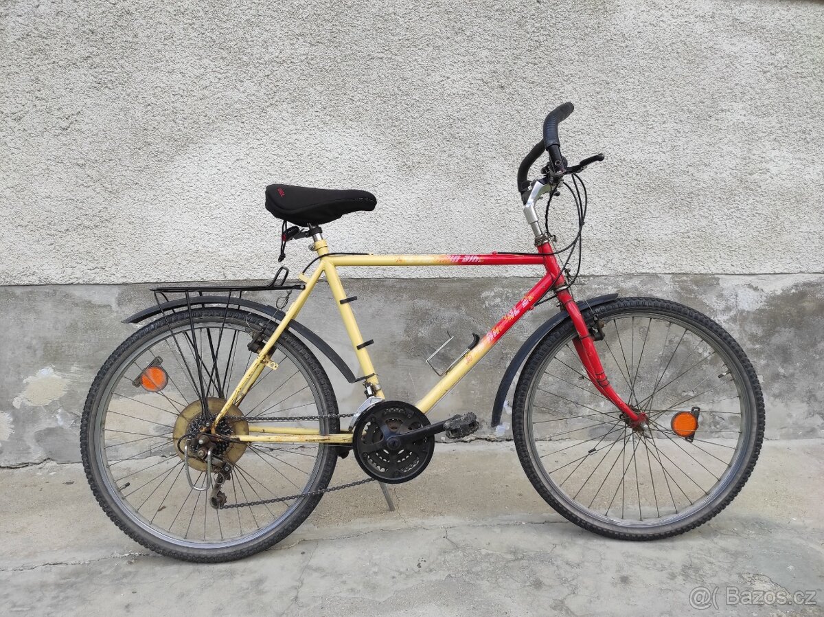 Jonsered 2036 Turbo a horské kolo