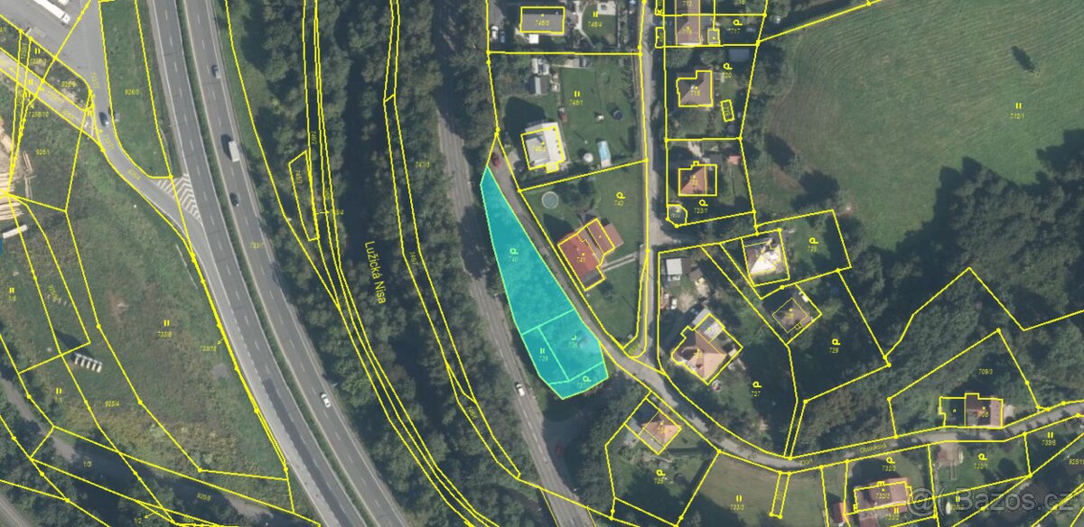 Prodej pozemku o výměře 1259 m2 Liberec XII-Staré Pavlovice