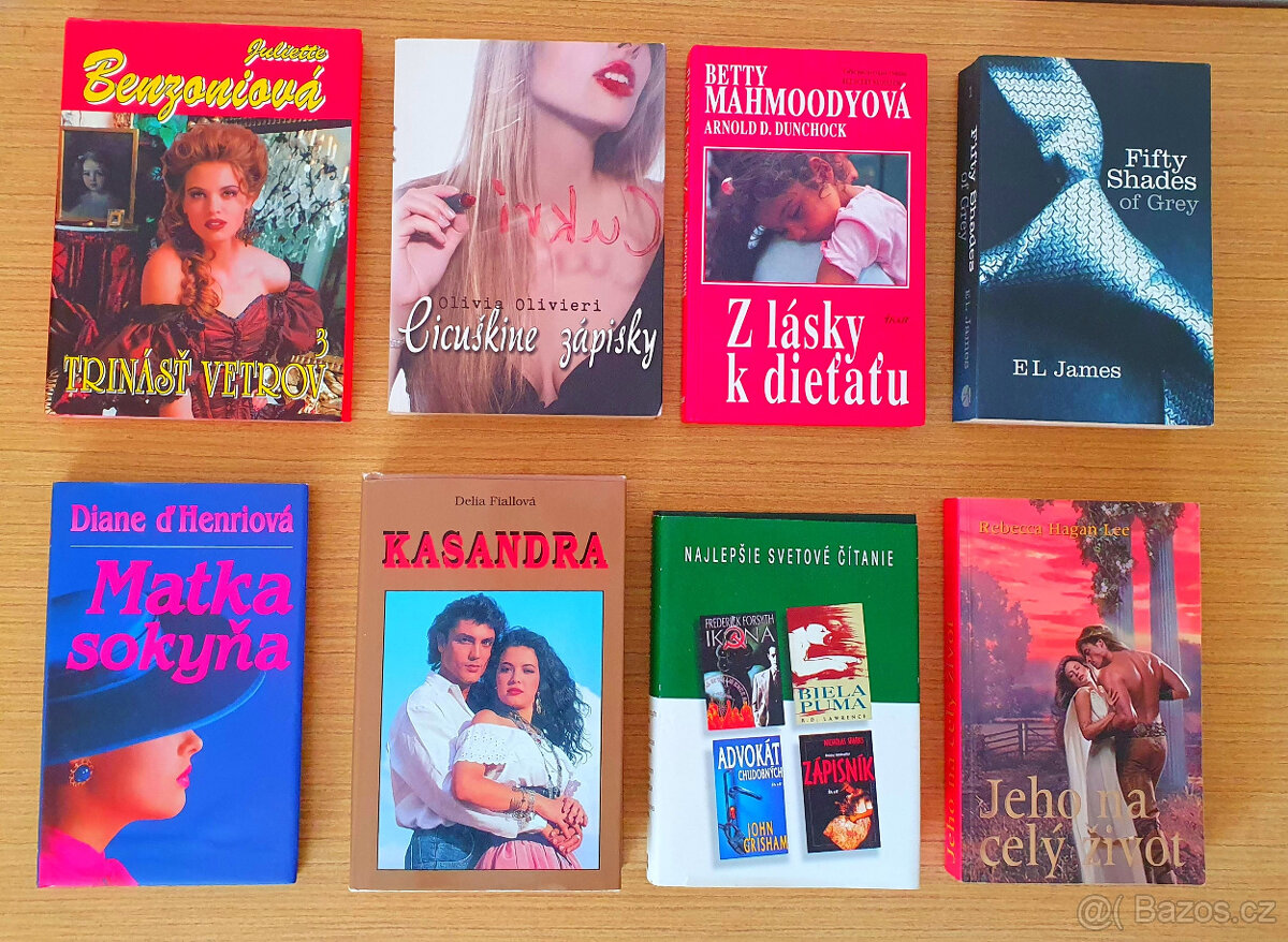 Knihy pro ženy za 1 EUR.