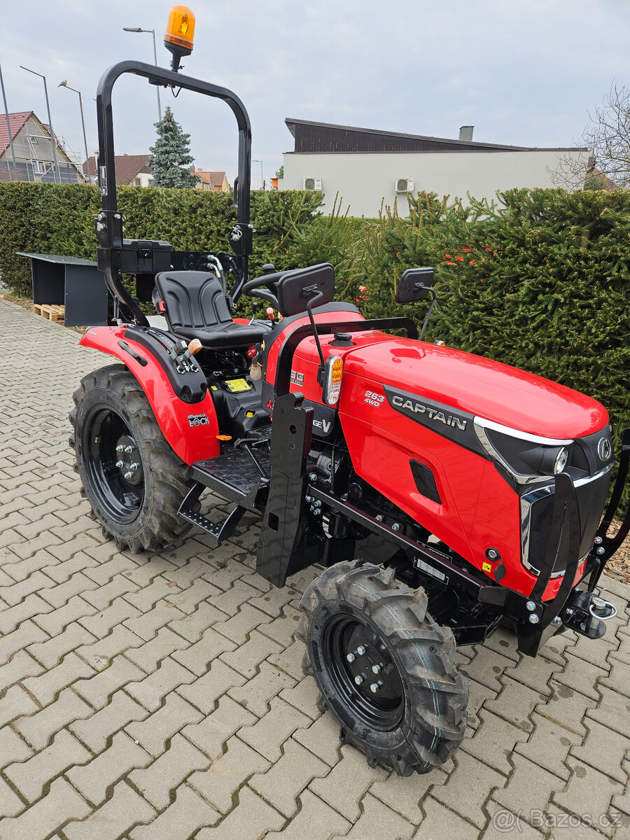 Malotraktor Captain 263 pneu šípove