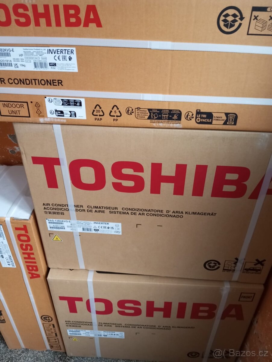 Prodám nove klimatizace Toshiba split + multisplit