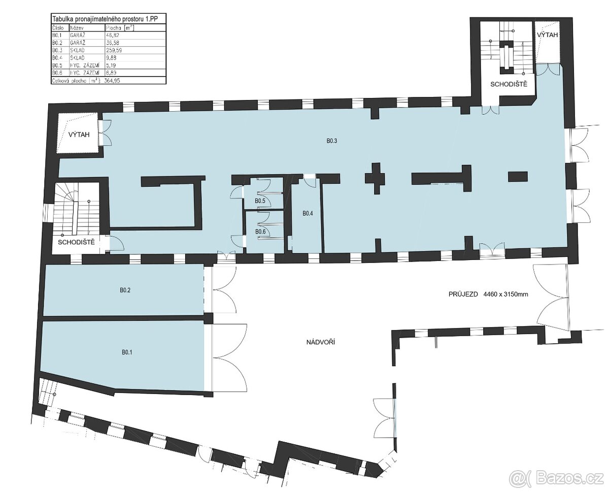 Pronájem skladů 1.330m2 až 1.760m2 Česká Kamenice