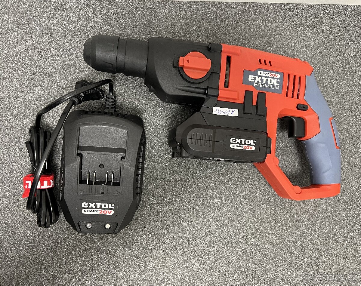 Vrtací kladivo Extol Premium 20V
