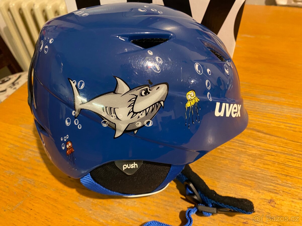 Dětská lyžařská helma Uvex Airwing 2 shark, 48-52cm, na ND