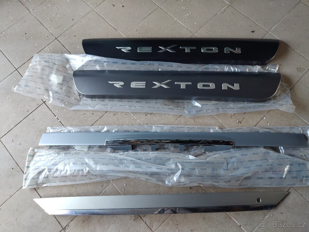 nový Plast kufru emblem Rexton křídlo spojler / Rodius madlo
