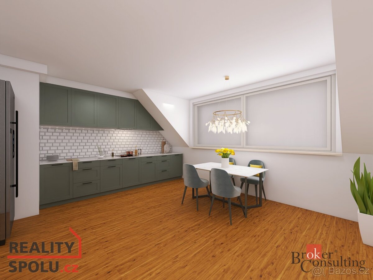 Prodej, byty/3+kk, 73.5 m2, Heydukova 1220/16, Libeň, 18000