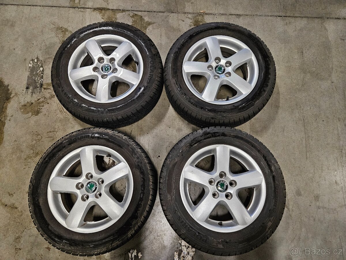 Zimní kompletní kola Škoda Fabia 1, 2