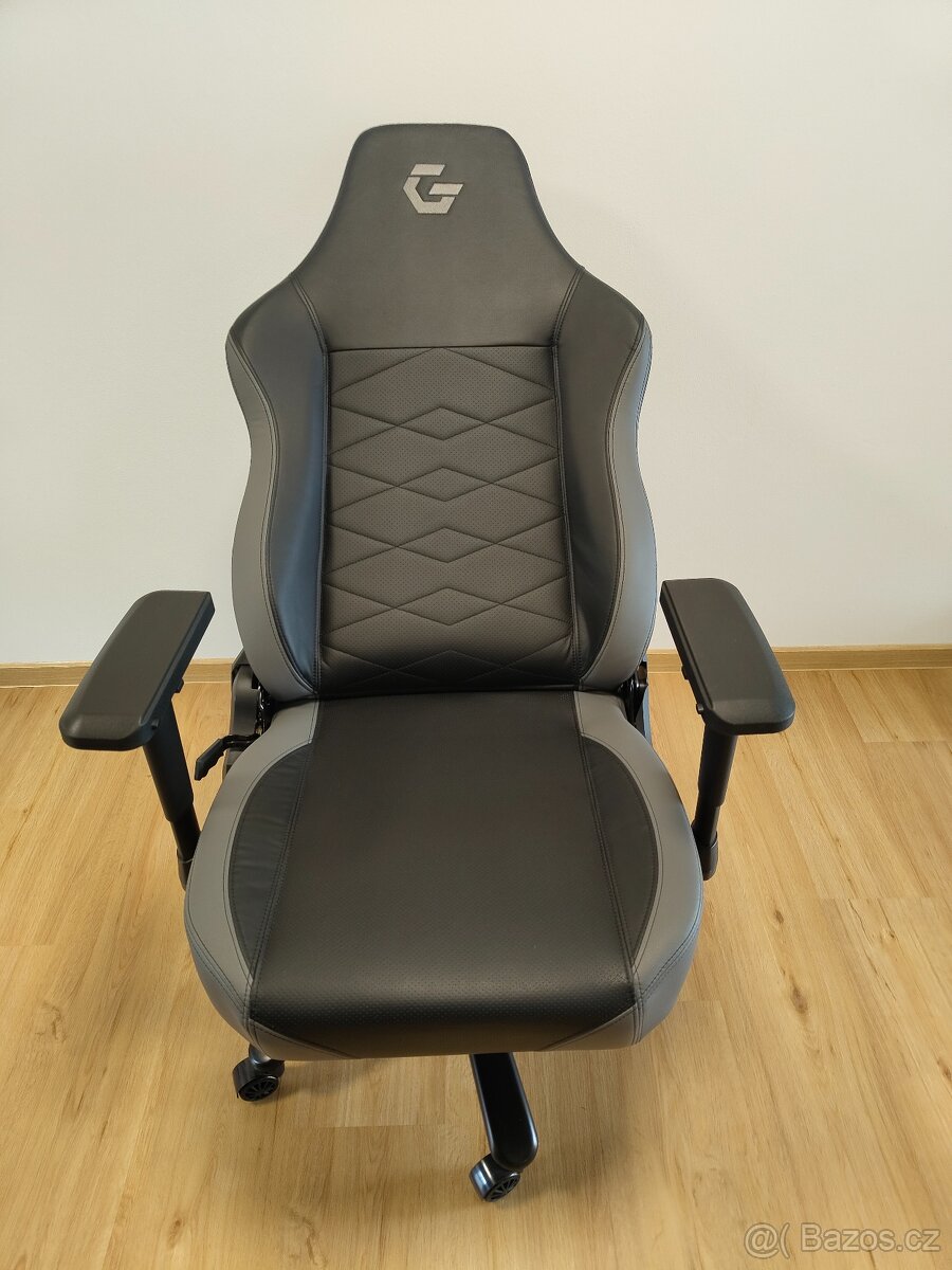 CZC Gaming Bastion, herní židle, černá/šedá