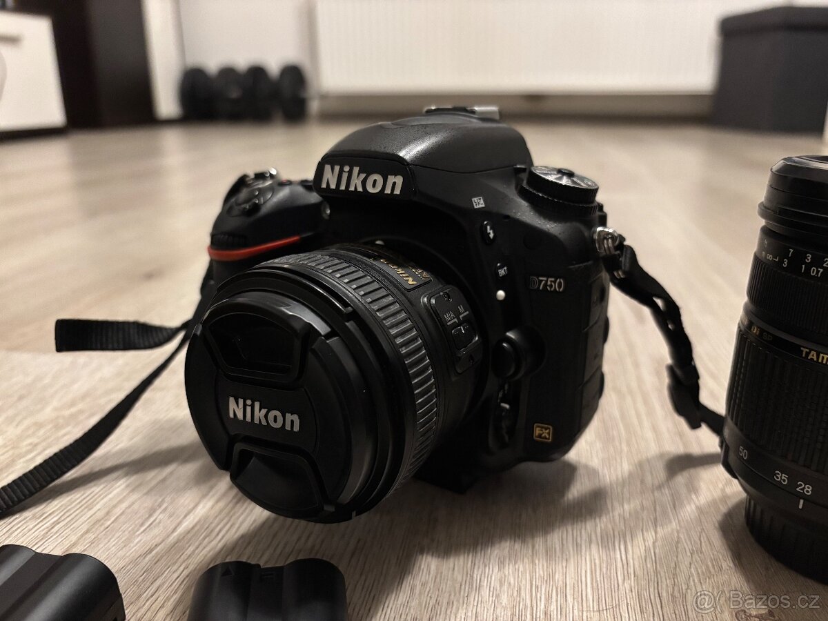 Nikon D750 + 50mm f1,8 + Tamron 28-75 f2,8