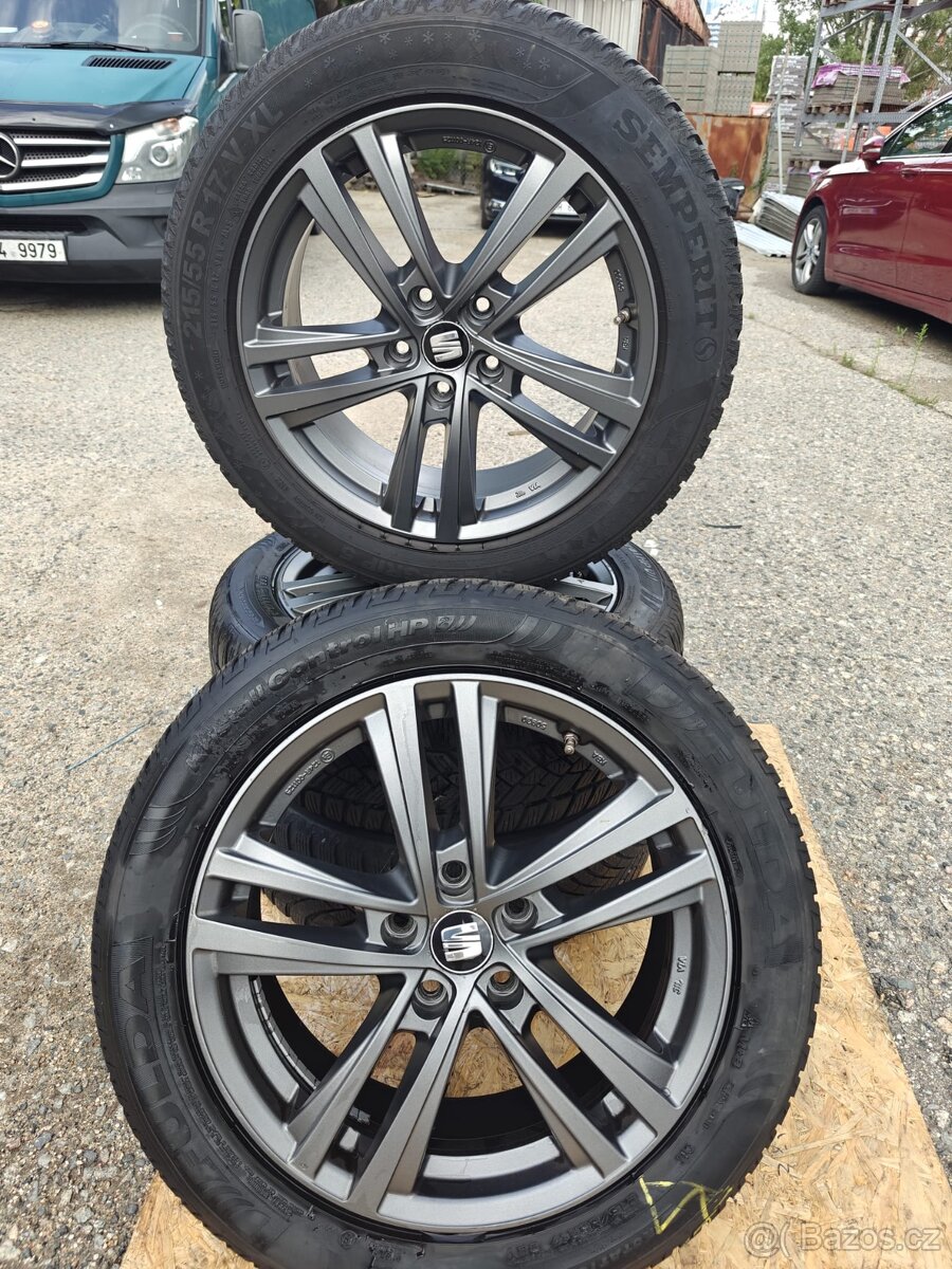 R17 Zimní alu sada SEAT 5x112 s pneumatikami