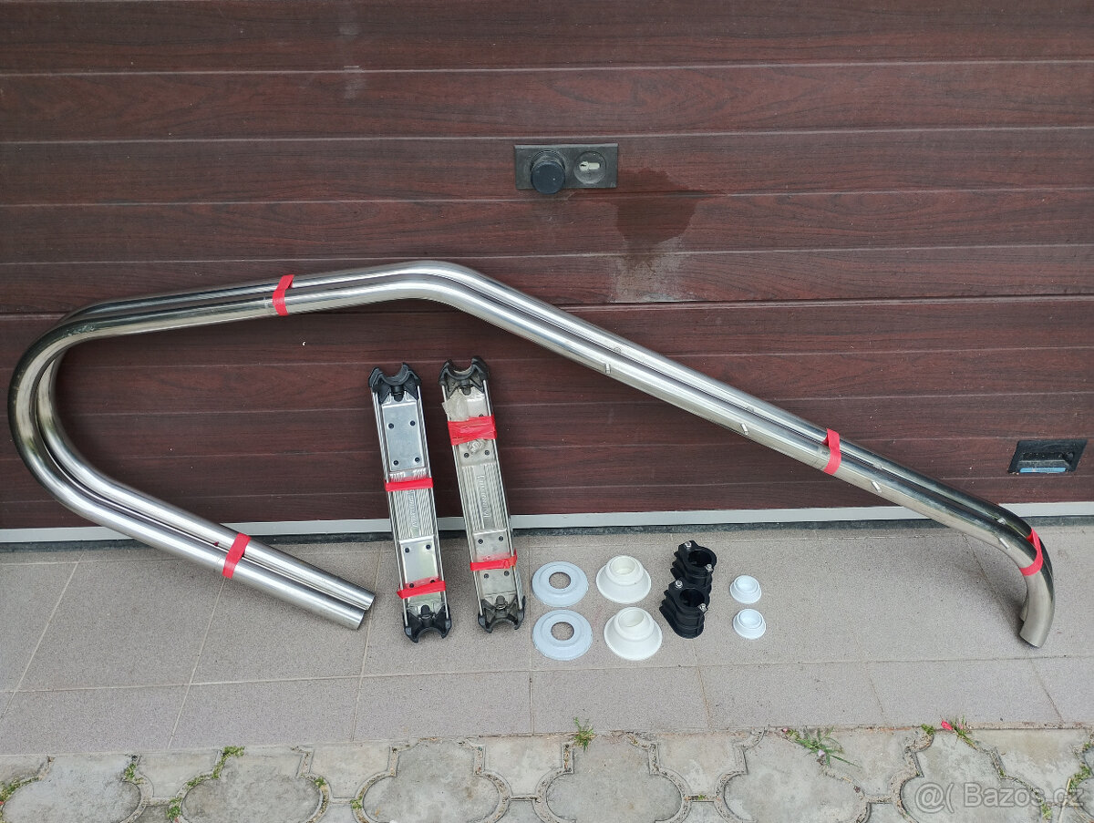 Bazénové schůdky STANDARD 4 stupně nerez