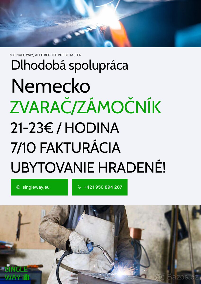Svářeč – Zámečník - NEMECKO