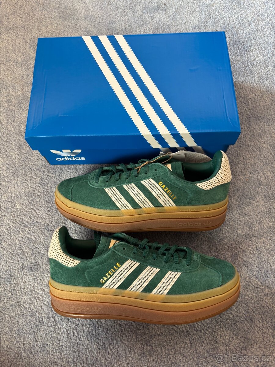 Adidas gazelle bold green 40