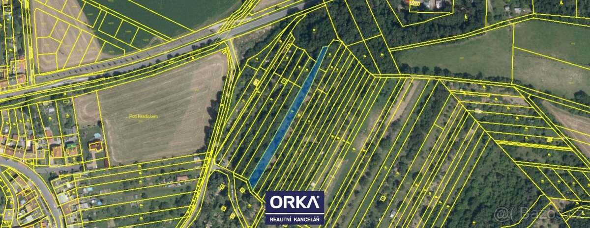 Prodej podílu 1/3 pozemky - zahrady, 1 747 m2 - Velký Týnec