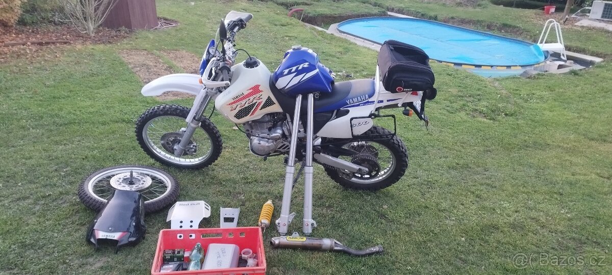 Yamaha TTRE , Yamaha TT , Yamaha TTR , podvozek TTR