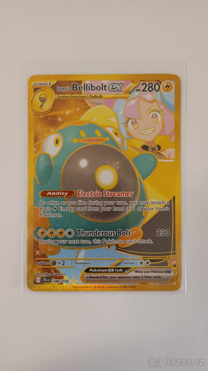 JTG 188/159 Iono's Bellibolt ex - Journey Together