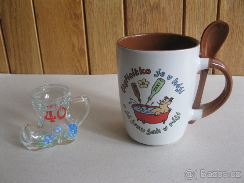 Džbánky na pivo,panáka,sada +1 slkenička,dárek k narozeninám