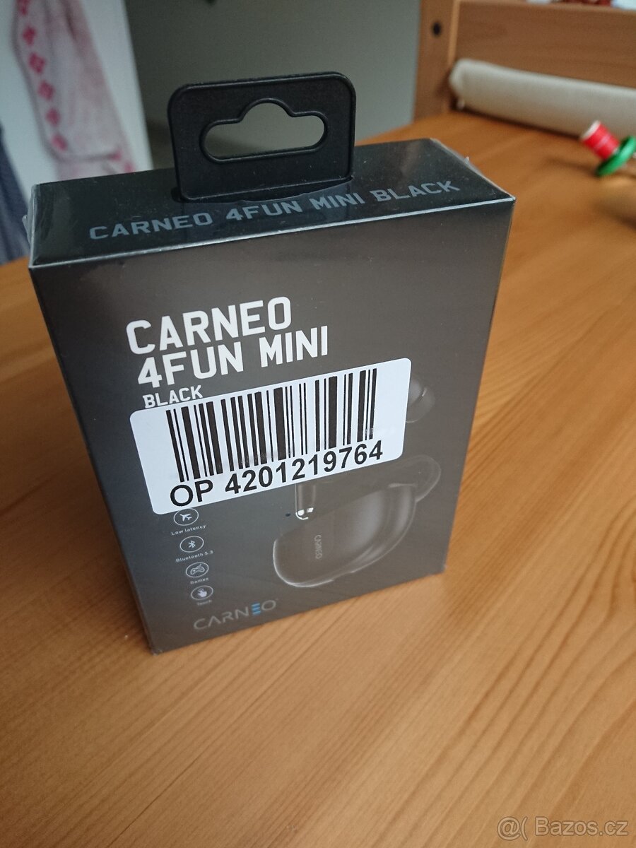 Sluchátka CARNEO 4fun mini black