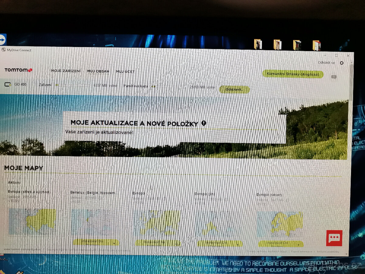 Navigace TOMTOM GO 400 Aktualizovaná Mapy 2022