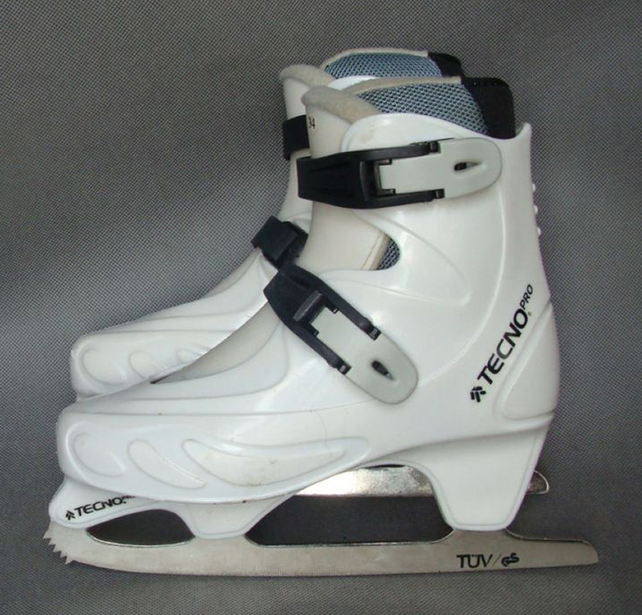 Dívčí lední skeletové brusle TECNO PRO WHT vel. 34