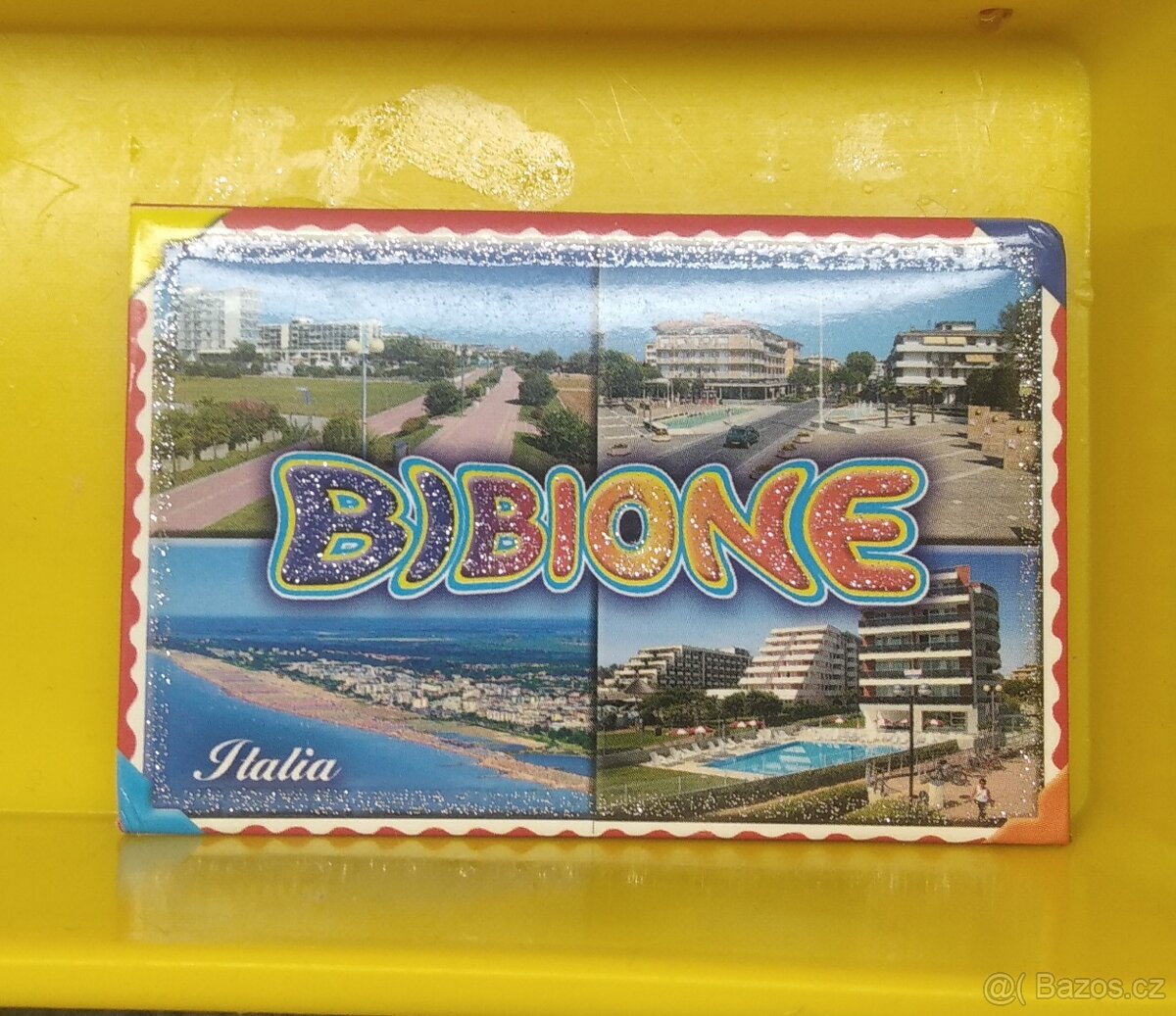 Turistická magnetka-Bibione-Itálie-magnet na lednici-dekorac