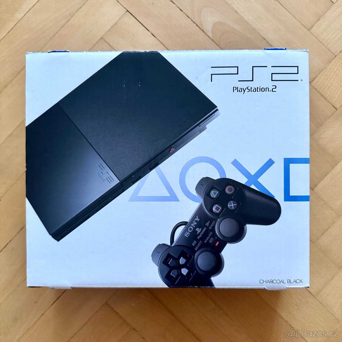 Nový Sony PlayStation 2 Slim, 2x DualShock 2, karta 8MB