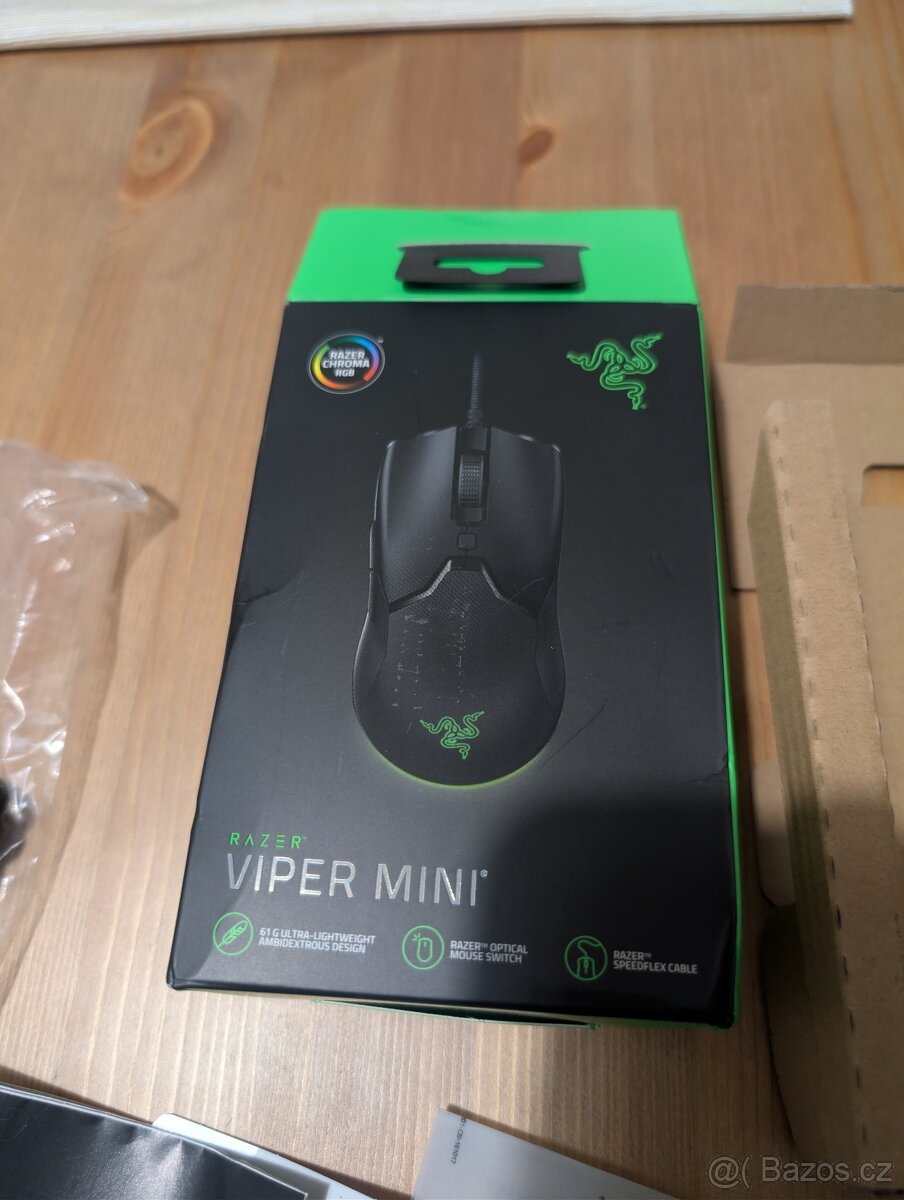 Fejková herní myš Razer Viper Mini - jen odzkoušena