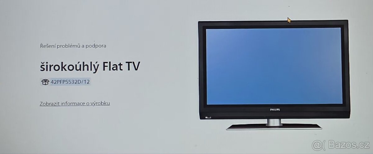 Televize širokoúhlá 107 cm