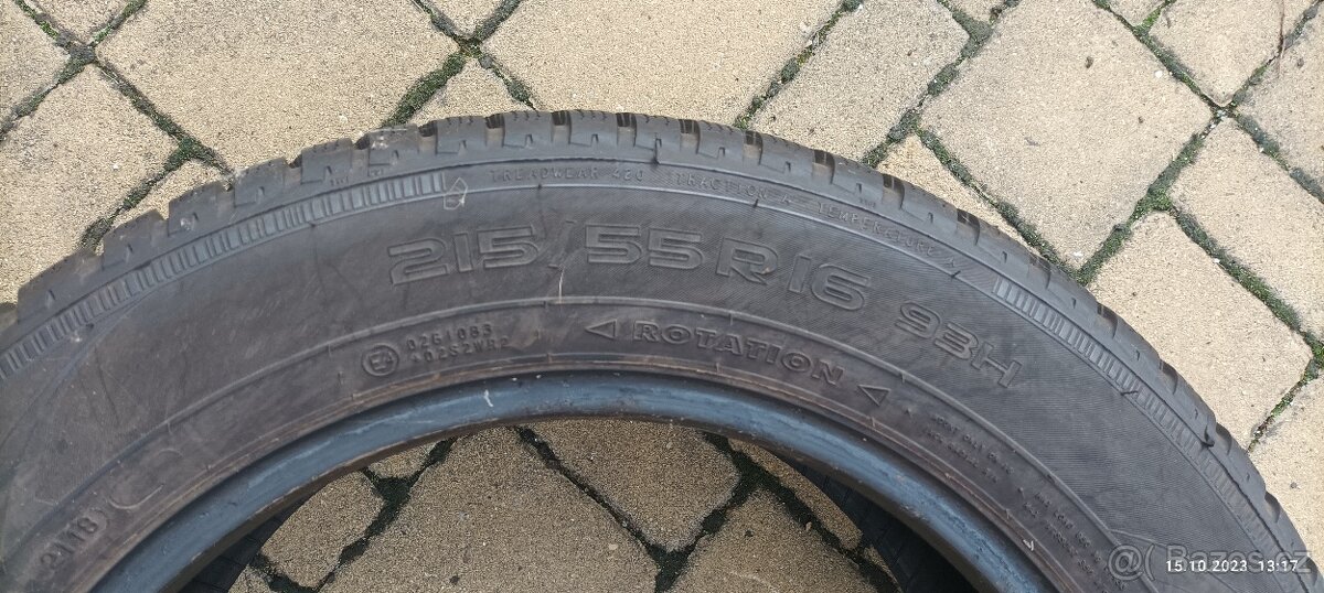 Prodám 4 ks zimní pneu nokian 215/55 R16