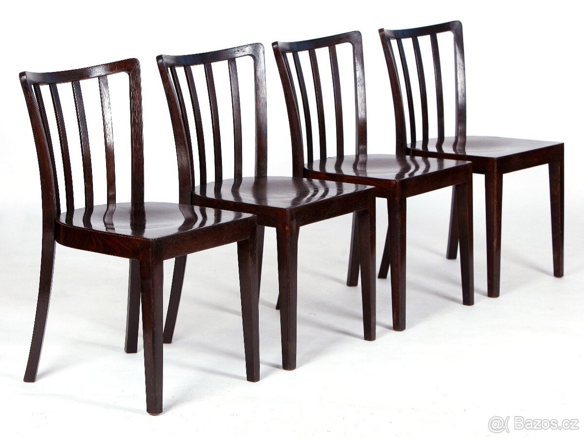 Celodřevěné bukové židle Ton, Thonet, 4ks