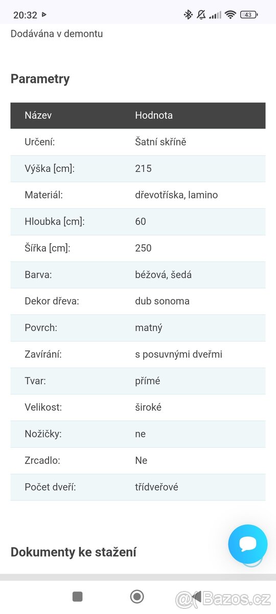 Nová šatní skříň