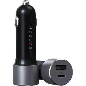 značková autonabíječka Satechi, USB-C, PD, 72W