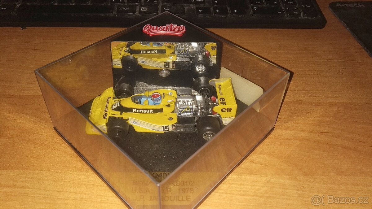 F1 Renault RS01 #15 J.-P. Jabouille 1977 Quartzo Q4049 1:43